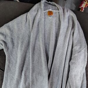 Ruby Rd. Silver Cardigan Sweater